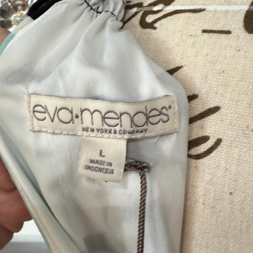 ⭐️3/$25⭐️ NWT Eva Mendes for NY &Co Geometric Patterned Maxi Dress - Picture 8 of 9